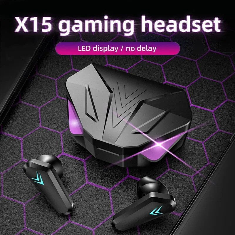 Phone Accessories Amazon - X15 TWS earbud game Bluetooth nirkabel,