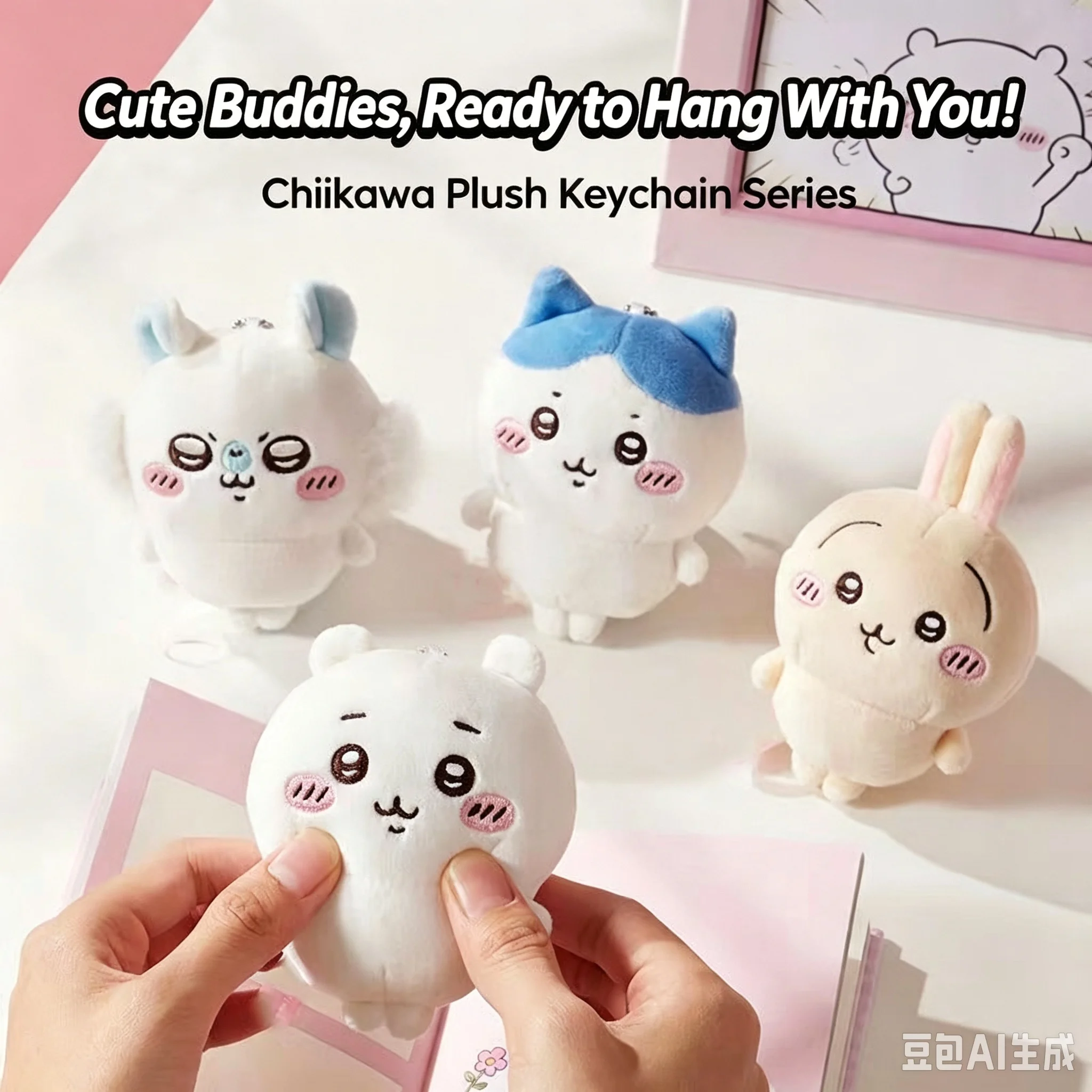 Phone Accessories Charms - Gantungan Tas Boneka Chiikawa Usagi Hachiware,