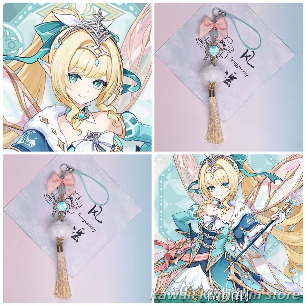 Gelang Genshin Impact dengan M - Phone Accessories Charms ulasan dan harga