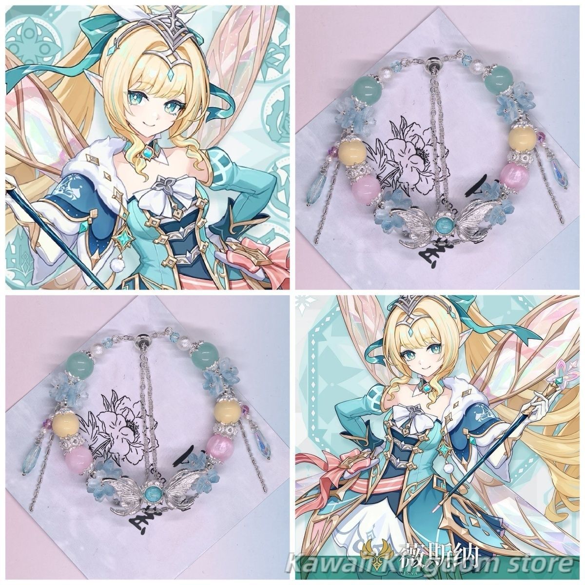 Gelang Genshin Impact dengan M - Phone Accessories Charms ulasan dan harga