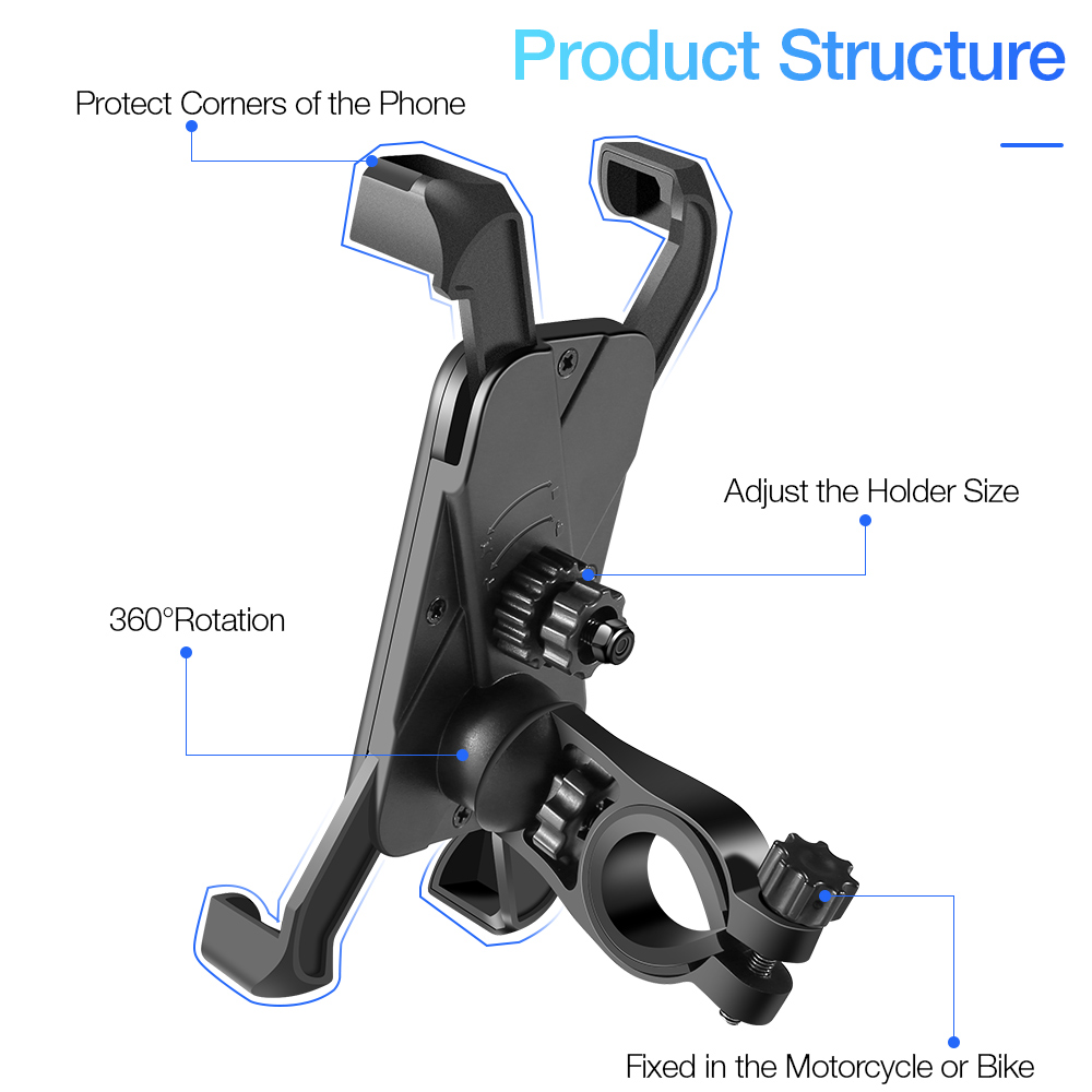 360 °   Dudukan Ponsel Sepeda  - Phone Zone Accessories & Repair Photos ulasan dan harga