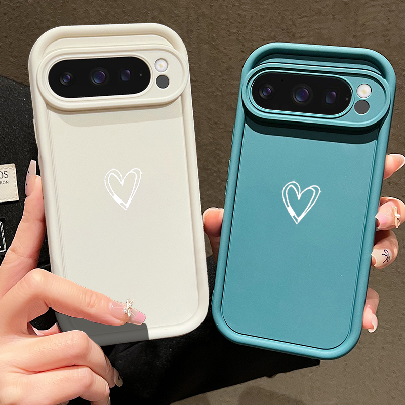 Casing Lunak Pola Cinta Sederh - Google Pixel 9 Pro ulasan dan harga
