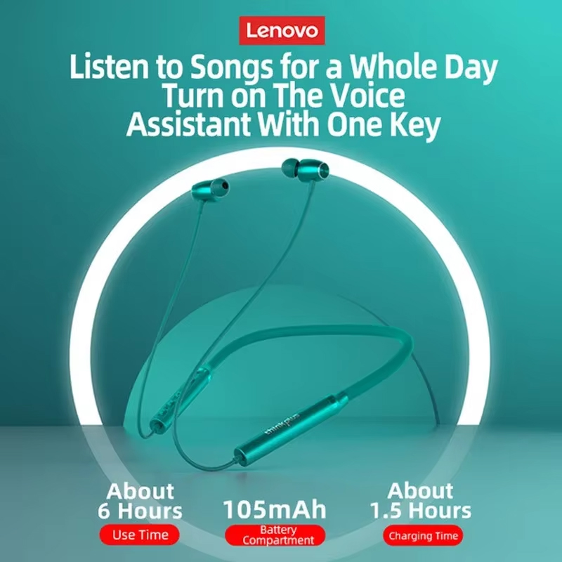 Earphone Bluetooth Lenovo HE05 - Phone Accessories Amazon ulasan dan harga
