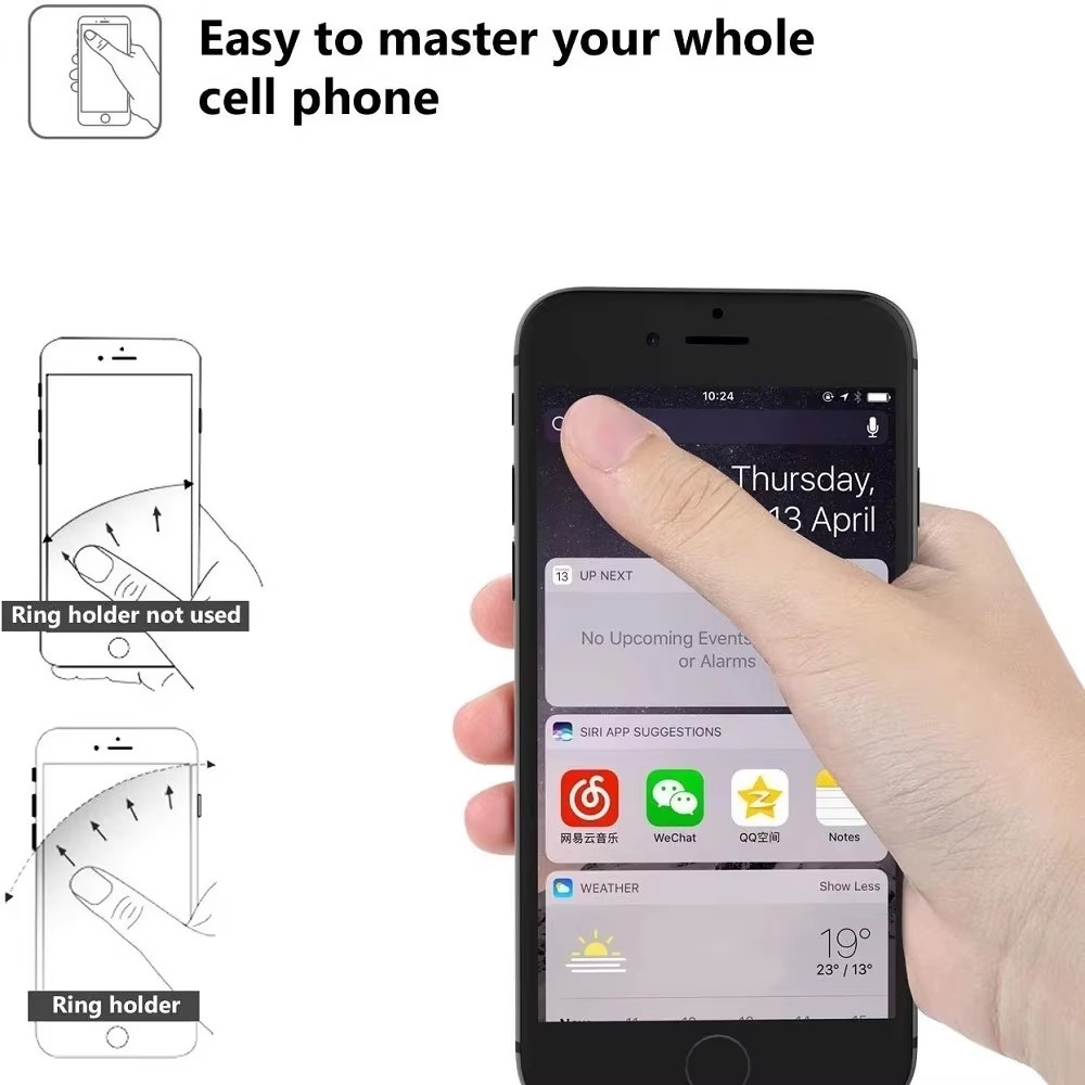 Penyangga Ponsel Cincin Jari u - Phone Accessories Useful ulasan dan harga